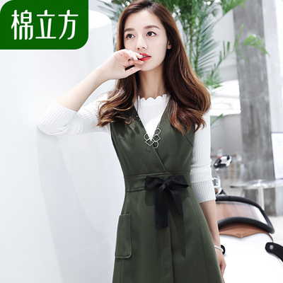 秋装新款V领收腰韩版背心